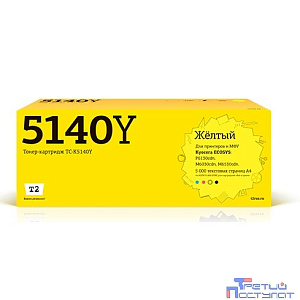 T2 TK-5140Y Картридж для Kyocera ECOSYS M6030cdn/M6530cdn/P6130cdn (5000 стр.) жёлтый, с чипом