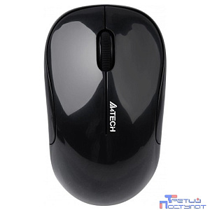 A-4Tech Мышь V-Track G3-300N black optical (1000dpi) cordless USB [1146009]