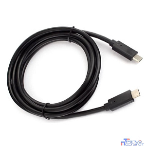 Exegate EX294780RUS Кабель для зарядки ExeGate EX-CCP-USBC-CMCM-0.3M (USB Type Cm/Cm, 3A, 60W, 0,3м)