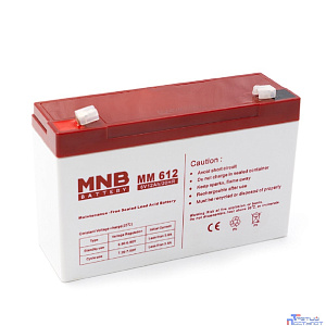 MNB Battery MNB MM 612 (6V/12Ah) F1 {УТ-00003171}