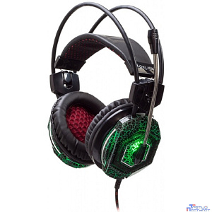 Oklick HS-L500G TOXIC черный 2.2м мониторные оголовье (472656)