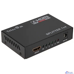 Telecom TTS5020 Разветвитель HDMI 1=>4 , каскадируемый , 1.4v+3D Telecom <TTS5020>