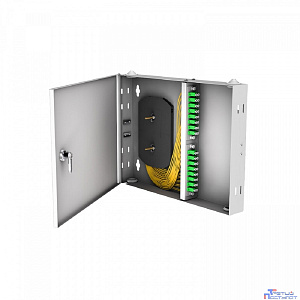 NTSS Кросс настенный NTSS PREMIUM предсобранный, 16 портов LC/APC duplex, 9/125 мкм, (сплайс, пигтейлы, кдзс, планки, адаптеры) NTSS-WFOB-PM-16-2LC/A-9-SP1.5G1A
