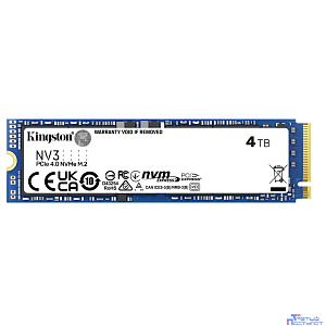 Kingston SSD NV3, 4000GB, M.2(22x80mm), NVMe, PCIe 4.0 x4, SNV3S/4000G