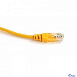 Патч-корд TWT UTP кат.5e, с заливными колпачками, 2.0 м, желтый [TWT-45-45-2.0-YL]