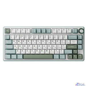 Клавиатура R75 проводная Sky Cyan, линейные свитчи RK Silver