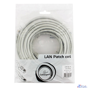Cablexpert Патч-корд UTP PP6U-10M кат.6, 10м, литой, многожильный (серый)