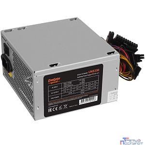 Exegate EX292164RUS-S Блок питания 750W ExeGate UNS750 (ATX, SC, 12cm fan, 24pin, 4+4pin, PCI-E, 3xSATA, 2xIDE, кабель 220V с защитой от выдергивания)