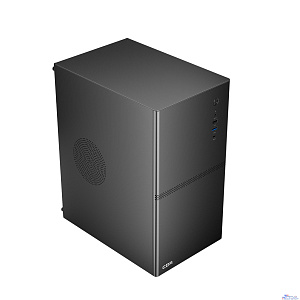 CBR Корпус mATX Minitower V861, без БП, 2*USB 2.0, HD Audio+Mic, Black [PCC-MATX-V861-WPSU]