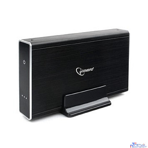 Gembird EE3-U3S-80 Внешний корпус 3.5" чёрный, USB 3.0, SATA, HDD/SSD, до 10 Тб, алюминий