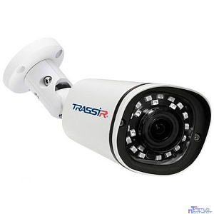 TRASSIR TR-D2121IR3 v6 2.8 Уличная 2Мп IP-камера с ИК-подсветкой. Матрица 1/2.7" CMOS, разрешение 2Мп FullHD (1920?1080) @25fps, чувствительность: 0.005Лк (F1.8), режим "день/ночь" (механический ИК-фи