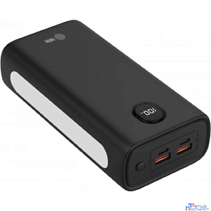 Мобильный аккумулятор Cactus CS-PBFSJA-30000 30000mAh 4.5A 2xUSB-A/USB-C черный