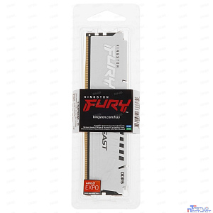Память DDR5 32GB 6000MHz Kingston KF560C36BWE-32 Fury Beast White Expo RTL Gaming PC5-48000 CL36 DIMM 288-pin 1.35В dual rank с радиатором Ret