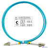 Cabeus FOP-50-LC-LC-1,5m Шнур оптический duplex LC-LC 50/125 mm OM3 1,5м LSZH