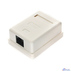 Gembird NA216 Розетка RJ-45 кат.6 внешняя 1 порт, 110&Krone