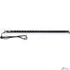 Cabeus PDU-16-20S-B Блок розеток для 19" шкафов, вертикальный, 20 розеток Schuko, 16А, автомат защиты, алюминиевый корпус, шнур с вилкой Schuko 2 м