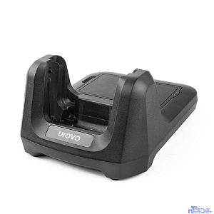 Urovo Коммуникационная подставка для DT40 [ACC-HBCDT40-T] {доп. слот для АКБ / зарядка без чехла / USB Type-C / Cradle for DT40 charging without protective cover}