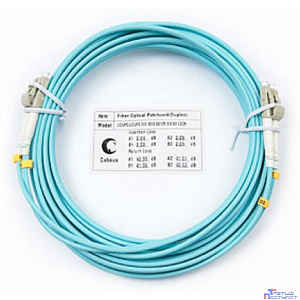 Cabeus FOP-50-LC-LC-5m Шнур оптический duplex LC-LC 50/125 mm OM3 5м LSZH