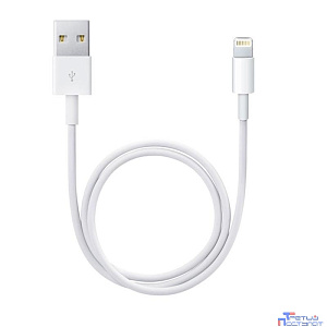 Rexant (18-0000) Кабель USB-A – Lightning для Apple, 2,4А, 1м, ПВХ, белый, оригинал (чип MFI)