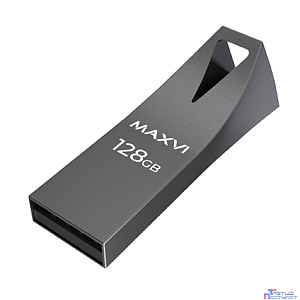 Maxvi USB Drive 128GB MK2 metallic silver, монолит, металл, USB 3.0