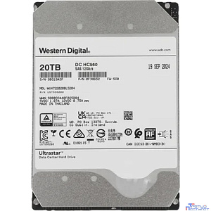 20Tb  HDD WD SAS Server Ultrastar DC HC560 7200 12Gb/s 256MB WUH722020BL5204