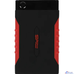 Silicon Power Portable HDD 2Tb Armor A15 SP020TBPHDA15S3L {USB3.0, 2.5", Shockproof, black-red}