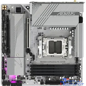 Gigabyte B650M A/AORUS ELITE AX ICE {SocketAM5, AMD B650, mATX, Ret}
