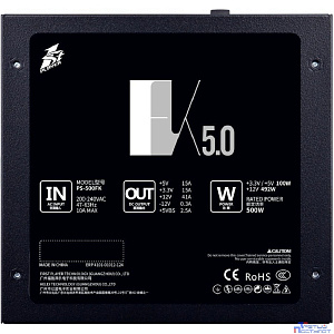 1STPLAYER Блок питания FK 500W / ATX 2.4, APFC, 120mm fan / PS-500FK