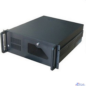 Procase B430-B-0 черный {4U глубина 450мм, внешн 3x5.25, внутр 8xHDD, MB 12"x9.6",без Б/П PS2}