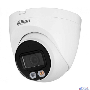 DAHUA DH-IPC-HDW2849TMP-S-IL-0280B Уличная турельная IP-видеокамера SmartDualLight 8Мп, 1/2.7” CMOS, объектив 2.8мм, видеоаналитика, микрофон, ИК 30м, LED 30м, IP67, металл
