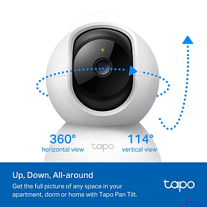 TP-Link Tapo C200P2 Умная поворотная камера, 2 шт.
