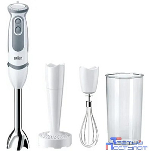 Блендер погружной Braun MQ5207WH 1000Вт белый/серый