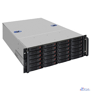 Exegate EX300119RUS Серверный корпус ExeGate Pro 4U660-HS24 <RM 19", высота 4U, глубина 660, БП 1200PAS, 24xHotSwap, USB>