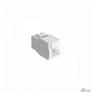 NTSS Розеточный модуль NTSS PREMIUM Keystone RJ45 UTP CAT5e 180 градусов безинструментальный белый ver2 NTSS-KJ2-PM-UTP-RJ45-5e-180-TL-WT