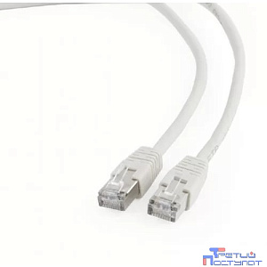 Патч-корд PP22-0.5M 1000G FTP 4 пары cat5E CCA molded 0.5м серый RJ-45 (m)-RJ-45 (m)