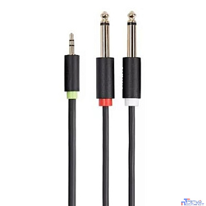 Telecom <TAV6168-3M> Кабель-адаптер 3.5ST(M)/2X6.35 ST(M), 3м, PRO [7958820049989]