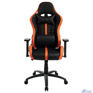 Кресло игровое Filum FL-CH-G-050 пластиковая крестовина, спинка/сиденье экокожа с прострочкой, поясничная подушка, подлокотники с регулировкой по высо (1113087)