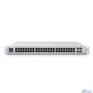 UBIQUITI USW-Enterprise-48-PoE PoE-коммутатор в стойку, 48х 2.5G RJ45, 4х 10G SFP+, раздача 720 Вт
