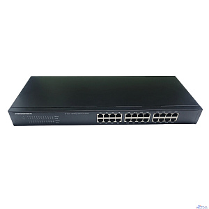 NEOMAX неуправляемый коммутатор NMS-124P-1000-SR, 24 порта 1000 Mbps, металл Rack