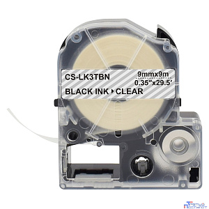 Картридж ленточный Cactus CS-LK3TBN черный для Epson LW300/LW400/LW700/LW600P/LW1000P