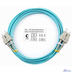 Cabeus FOP-50-SC-SC-7m Шнур оптический duplex SC-SC 50/125 mm OM3 7м LSZH