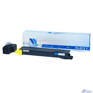 NV Print TK-8115Y Тонер-картридж для Kyocera EcoSys-M8124/EcoSys-M8130, (6000k), Yellow