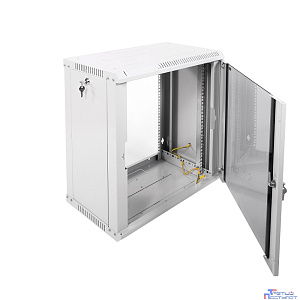 ЦМО Шкаф телекоммуникационный настенный разборный 12U (600х350) дверь стекло (ШРН-Э-12.350) (1 коробка)