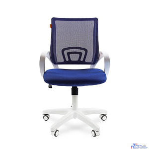Офисное кресло Chairman    696    Россия    белый пластик TW-10/TW-05  синий [7014839]