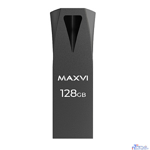 Maxvi USB Drive 128GB MK2 metallic silver, монолит, металл, USB 3.0