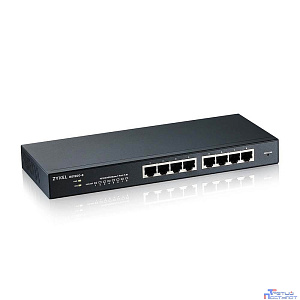 ZYXEL GS1900-8-EU0101F Smart коммутатор GS1900-8, 8xGE, настольный, бесшумный