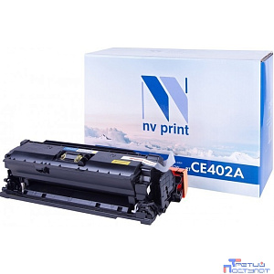 NV Print CE402A Картридж для HP CLJ Color M551/M551n/M551dn/M551xh5 (6000 стр.) жёлтый, с чипом