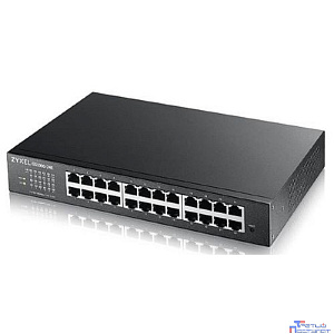 ZYXEL GS1900-24-EU0102F Smart коммутатор GS1900-24, Rack 19U, 24xGE, 2xSFP, бесшумный