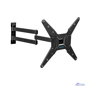 Kromax OPTIMA-410  grey titan {Кронштейн для LED/LCD телевизоров 14"-65", max 30 кг, настенный, 4 ст свободы, наклон +5°-12°, поворот ±90°, от стены 62-690 мм, max VESA 400x400 мм}