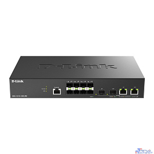 D-Link DGS-1210-10XS/ME/C1A Управляемый L2 коммутатор с 8 портами 1000Base-X SFP и 2 комбо-портами 10GBase-T/SFP+